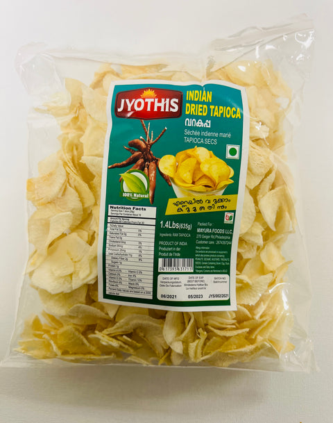 Jyothi's Vara kappa / Dried Tapioca for Fry  (635 g)
