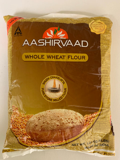 Aashirvaad Whole Wheat Flour / Atta (4 lb)