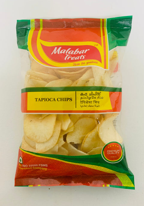 Malabar Treats Tapioca Chips Round Plain (150 g)