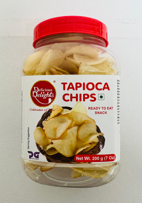 Delicious Delights Tapioca Chips  Plain (250 g)
