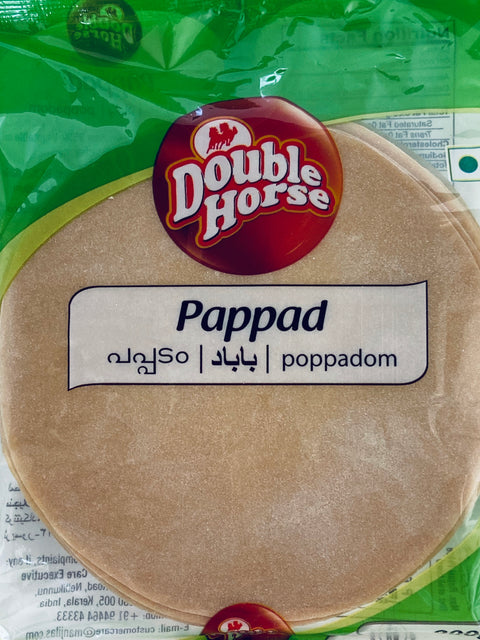 Double Horse Pappad / Pappadom (200 g)