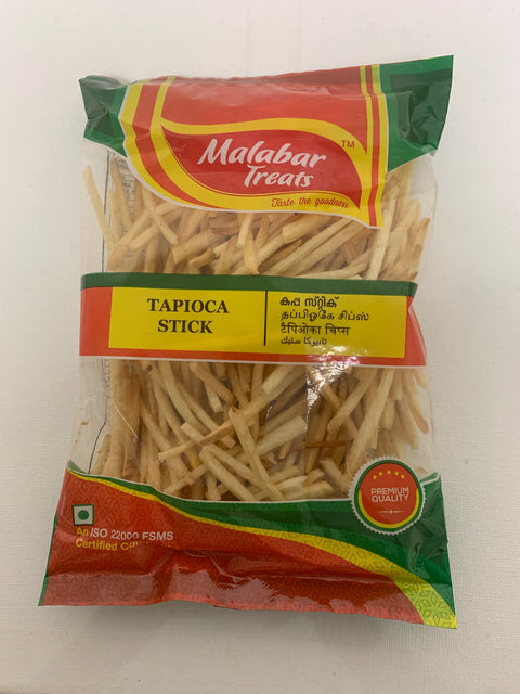 Malabar Treats Tapioca Chips Stick Plain (150 g)