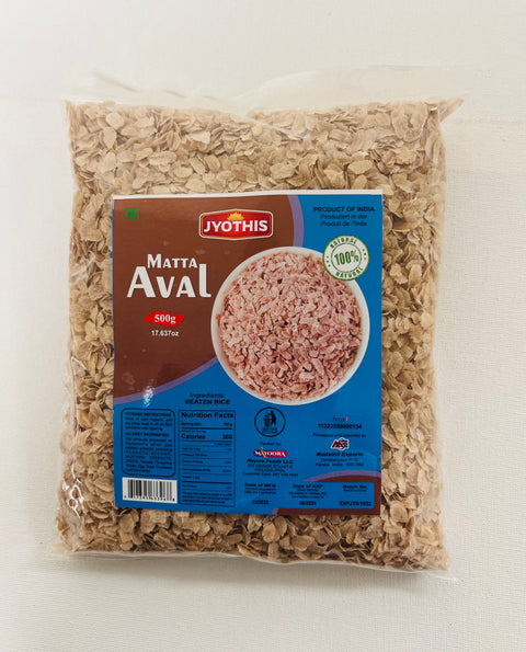 Jyothis Red Rice / Matta Aval / Poha Thin (500 g)