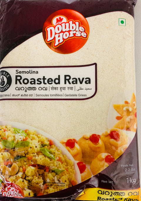 Double Horse Roasted Rava (Varutha Rava) – 1 kg