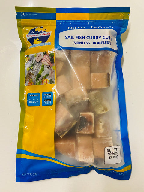 Sail Fish Curry Cut (Frozen Fish - 2 lbs)