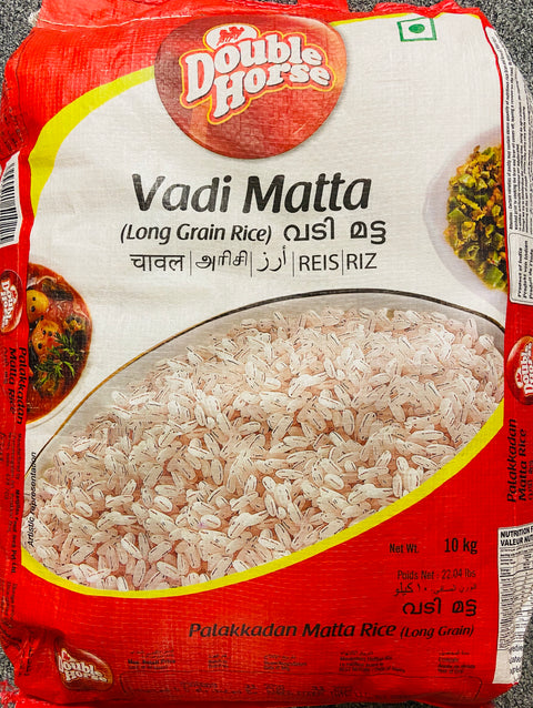 Double Horse Palakkadan Vadi Matta Rice (10 kg)  - For Store Pickup only