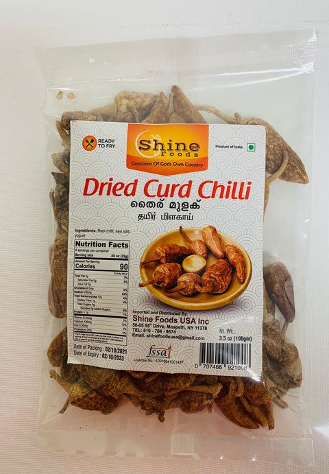 Shine Foods Dried Curd Chilly (100g)