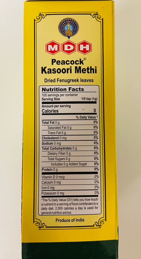 MDH Kasoori Methi / Dried Fenugreek Leaves (100 g)