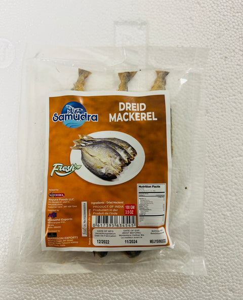 Samudra's  Dried Mackerel / Ayala (100 g)