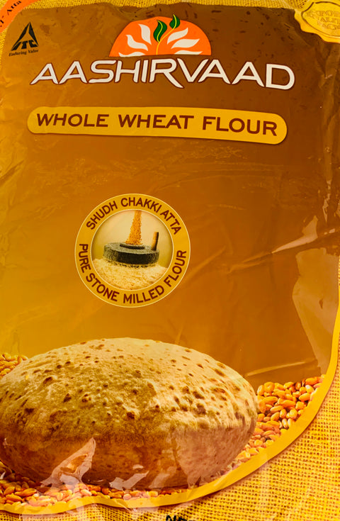 Aashirvaad Whole Wheat Flour / Atta (10 lb)