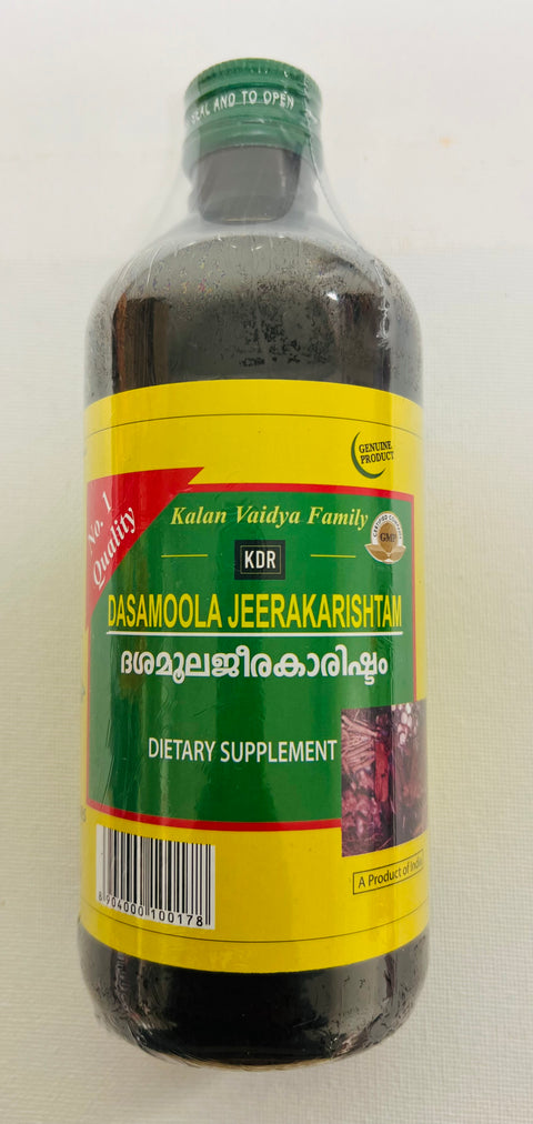KDR Dasamoola Jeerakarishtam - 450 ml