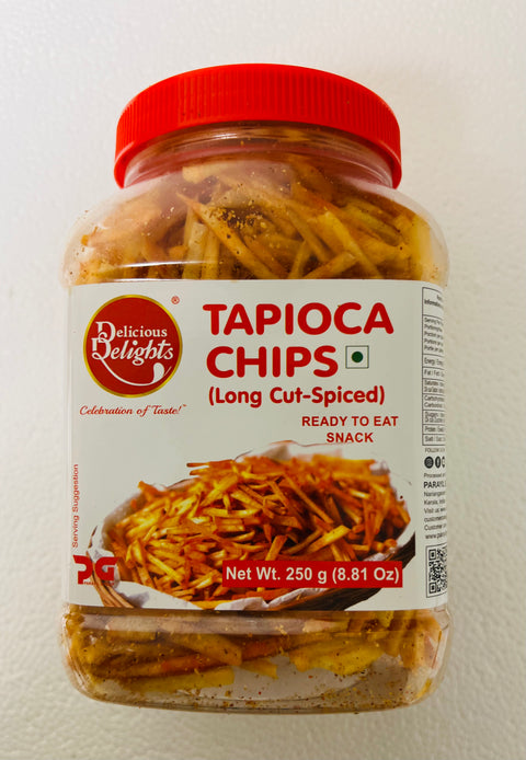Delicious Delights Tapioca Chips Stick  Spiced (250 g)