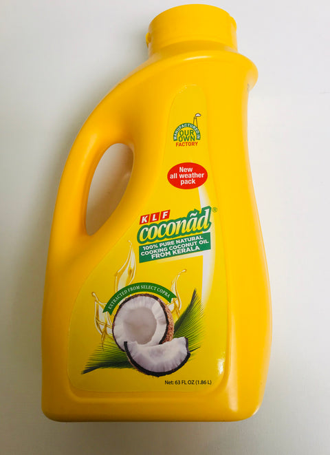 KLF Coconad 100 % Pure Natural Cooking Coconut Oil From Kerala - 1.86 L