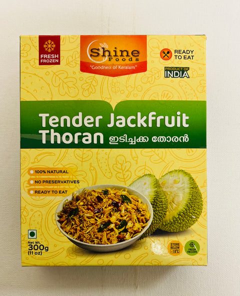 Shine Foods Tender Jackfruit Thoran (Idichakka Thoran - Frozen Curry) -300 g