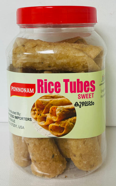 Ponnonam Rice Tubes / Kuzhalappam (Sweet / 200 g)