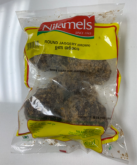 Nilamels Round Jaggery (Brown - 900 g)